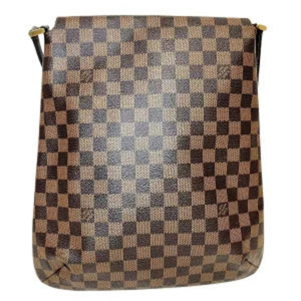 Louis Vuitton Bag Damier Toile Musette Leather Shoulder Brown